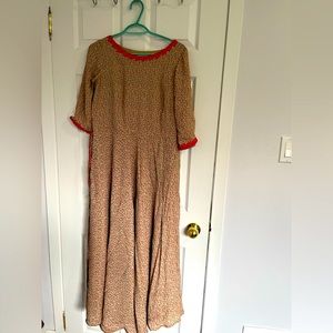 Maxi dress- printed polyester